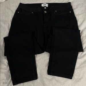 PAIGE Jet Black Verdugo Skinny Jeans